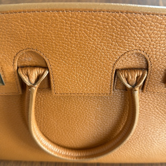 Teddy Blake Gigi Dollarino Bag With Strap in Caramel 11” - Picture 10 of 13